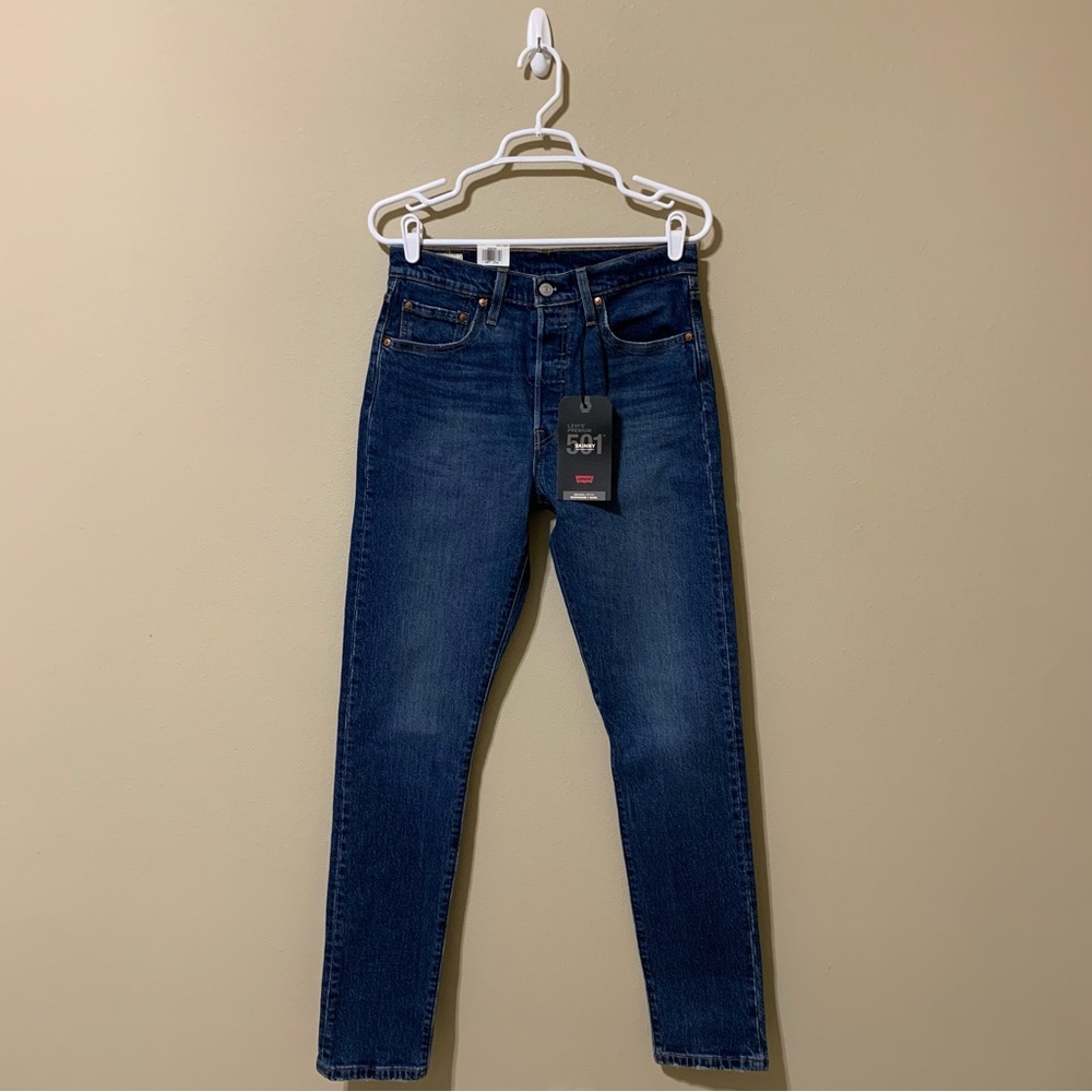 Levi’s Premium 501 Women’s High Rise Skinny Jeans-28W x 32L NWT